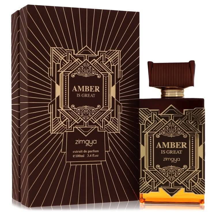 Afnan Amber is Great by Afnan Extrait De Parfum (Unisex) 3.4 oz for Men - The Melanated's Fundamentals