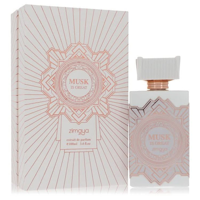 Afnan Musk is Great by Afnan Extrait De Parfum Spray (Unisex) 3.4 oz for Women - The Melanated's Fundamentals