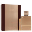 Al Haramain Amber Oud Gold Edition Extreme by Al Haramain Gift Set 6.7 oz 6.7 Pure Perfume Spray + 0.34 oz Refillable Spray for Women - The Melanated's Fundamentals