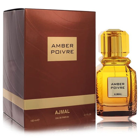 Amber Poivre by Ajmal Eau De Parfum Spray (Unisex) 3.4 oz for Men - The Melanated's Fundamentals