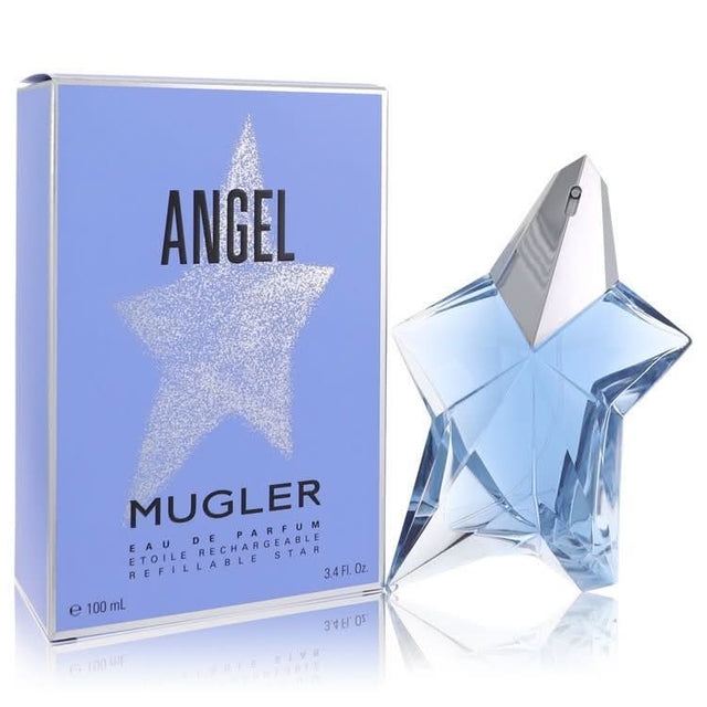 Angel by Thierry Mugler Standing Star Eau De Parfum Spray Refillable 3.4 oz for Women - The Melanated's Fundamentals
