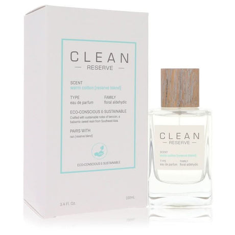 Clean Reserve Warm Cotton by Clean Eau De Parfum Spray 3.4 oz for Women - The Melanated's Fundamentals