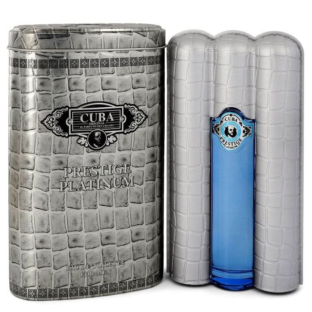 Cuba Prestige Platinum by Fragluxe Eau De Toilette Spray 3 oz for Men - The Melanated's Fundamentals