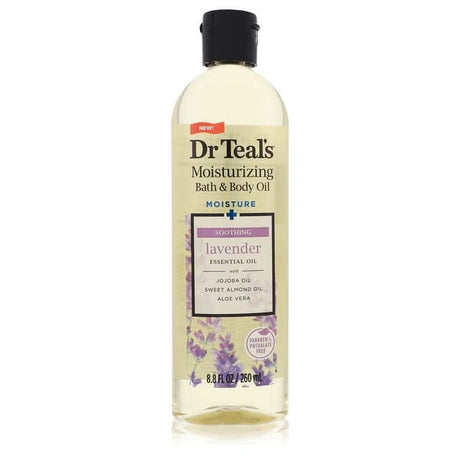 Dr Teal's Bath Oil Sooth & Sleep with Lavender by Dr Teal's Pure Epsom Salt Body Oil Sooth & Sleep with Lavender 8.8 oz for Women - The Melanated's Fundamentals