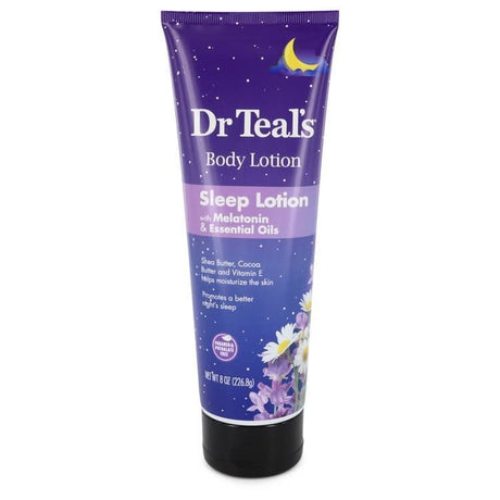 Dr Teal's Sleep Lotion by Dr Teal's Sleep Lotion with Melatonin & Essential Oils Promotes a better night's sleep (Shea butter, Cocoa Butter and Vitamin E 8 oz for Women - The Melanated's Fundamentals