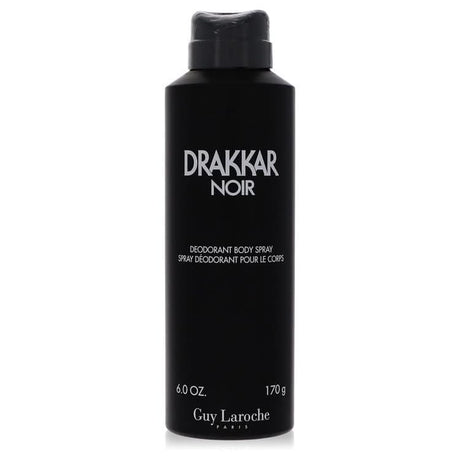 Drakkar Noir by Guy Laroche Deodorant Body Spray 6 oz for Men - The Melanated's Fundamentals