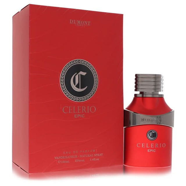 Dumont Celerio Epic by Dumont Paris Eau De Parfum Spray (Unisex) 3.4 oz for Men - The Melanated's Fundamentals