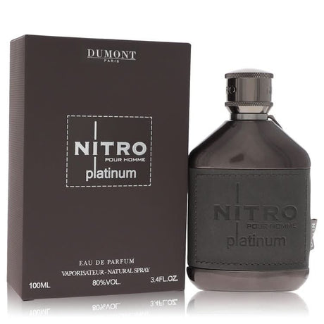 Dumont Nitro Platinum by Dumont Paris Eau De Parfum Spray 3.4 oz for Men - The Melanated's Fundamentals