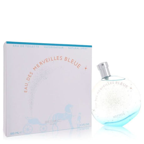 Eau des Merveilles Bleue by Hermes Eau De Toilette Spray 3.4 oz for Women - The Melanated's Fundamentals