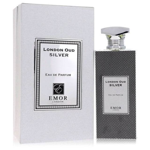 Emor London Oud Silver by Emor London Eau De Parfum Spray (Unisex) 4.2 oz for Men - The Melanated's Fundamentals