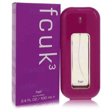 FCUK 3 by French Connection Eau De Toilette Spray. - The Melanated's Fundamentals