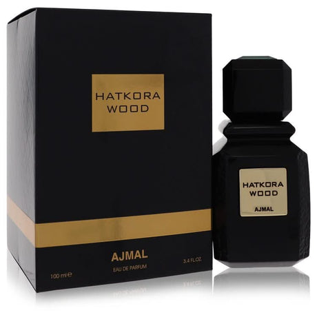 Hatkora Wood by Ajmal Eau De Parfum Spray 3.4 oz for Men - The Melanated's Fundamentals
