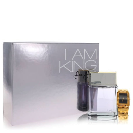 I Am King by Sean John Gift Set - 3.4 oz Eau De Toilette Spray + Watch for Men - The Melanated's Fundamentals