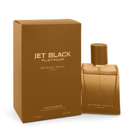 Jet Black Platinum by Michael Malul Eau De Parfum Spray 3.4 oz for Men - The Melanated's Fundamentals