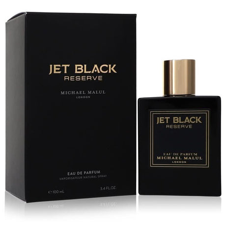 Jet Black Reserve by Michael Malul Eau De Parfum Spray 3.4 oz for Men - The Melanated's Fundamentals
