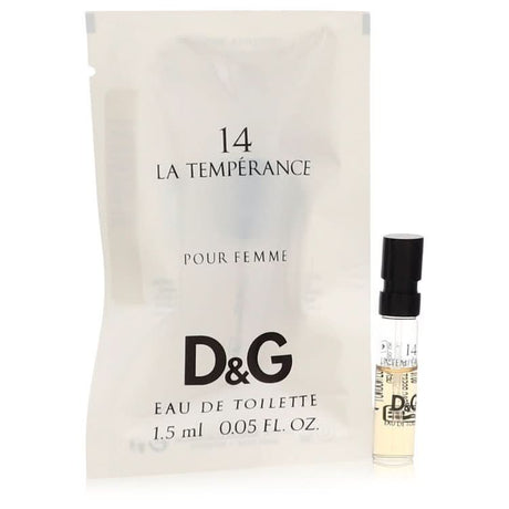 La Temperance 14 by Dolce & Gabbana Vial (Sample) .05 oz for Women - The Melanated's Fundamentals