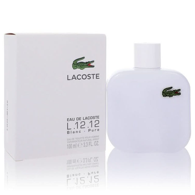 Lacoste Eau De Lacoste L.12.12 Blanc by Lacoste Eau De Toilette Spray for Men - The Melanated's Fundamentals