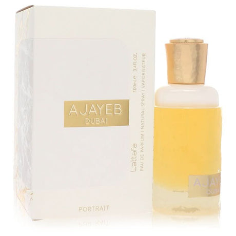Lattafa Ajayeb Dubai Portrait by Lattafa Eau De Parfum Spray (Unisex) 3.4 oz for Men - The Melanated's Fundamentals