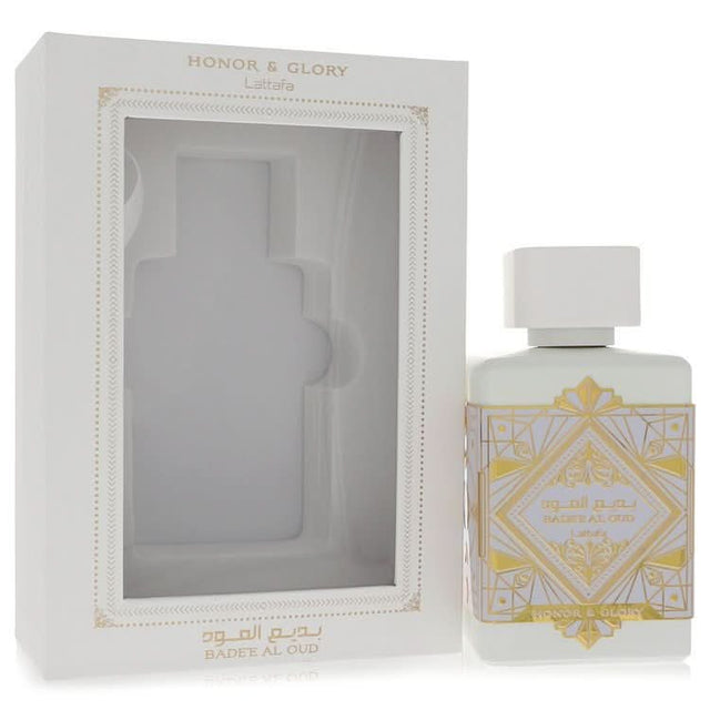 Lattafa Badee Al Oud Honor & Glory by Lattafa Eau De Parfum Spray (Unisex) 3.4 oz for Men - The Melanated's Fundamentals
