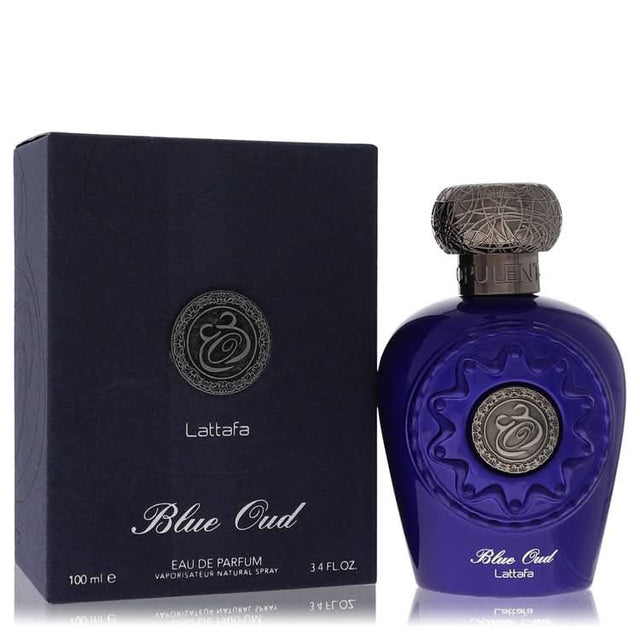 Lattafa Blue Oud by Lattafa Eau De Parfum Spray (Unisex) 3.4 oz for Men - The Melanated's Fundamentals