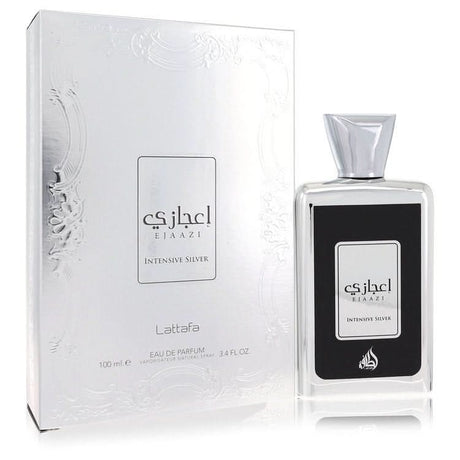 Lattafa Ejaazi Intensive Silver by Lattafa Eau De Parfum Spray (Unisex) 3.4 oz for Women - The Melanated's Fundamentals