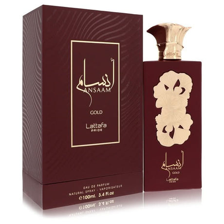 Lattafa Pride Ansaam Gold by Lattafa Eau De Parfum Spray (Unisex) 3.4 oz for Women - The Melanated's Fundamentals