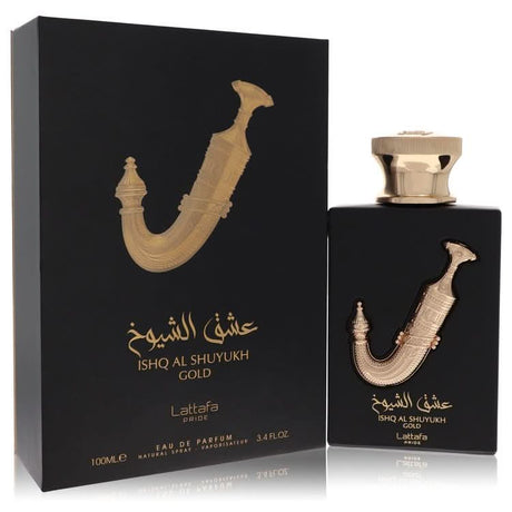 Lattafa Pride Ishq Al Shuyukh Gold by Lattafa Eau De Parfum Spray (Unisex) 3.4 oz for Men - The Melanated's Fundamentals