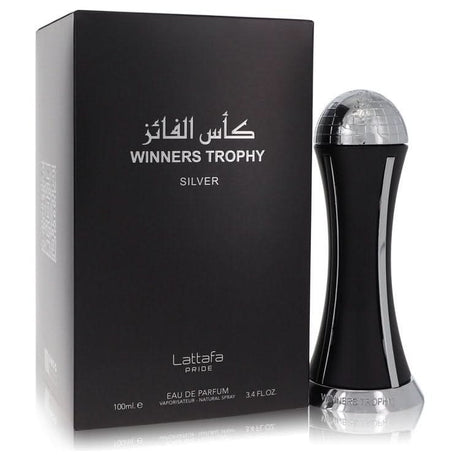 Lattafa Pride Winners Trophy Silver by Lattafa Eau De Parfum Spray 3.4 oz for Men - The Melanated's Fundamentals