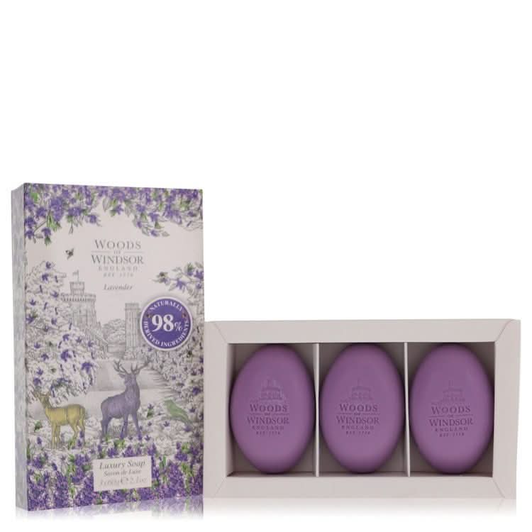 Lavender by Woods of Windsor Fine English Soap 3 x 2.1 oz for Women - The Melanated's Fundamentals