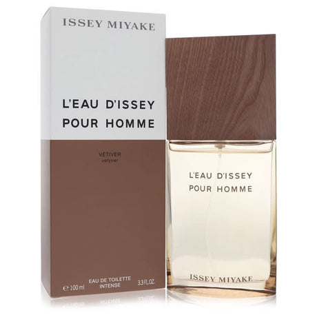 L'eau D'issey Pour Homme Vetiver by Issey Miyake Eau De Toilette Intense Spray 3.3 oz for Men - The Melanated's Fundamentals