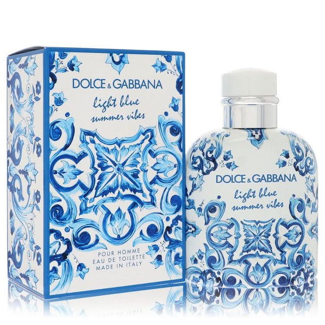 Light Blue Summer Vibes by Dolce & Gabbana Eau De Toilette Spray 4.2 oz for Men - The Melanated's Fundamentals