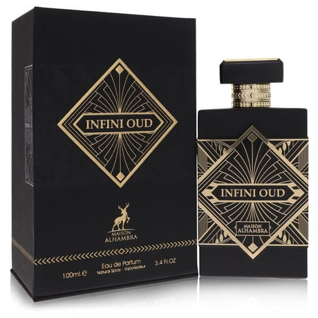 Maison Alhambra Infini Oud by Maison Alhambra Eau De Parfum Spray (Unisex) 3.4 oz for Men - The Melanated's Fundamentals