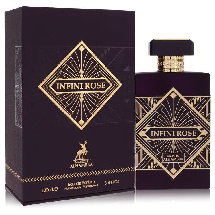 Maison Alhambra Infini Rose by Maison Alhambra Eau De Parfum Spray (Unisex) 3.4 oz for Women - The Melanated's Fundamentals