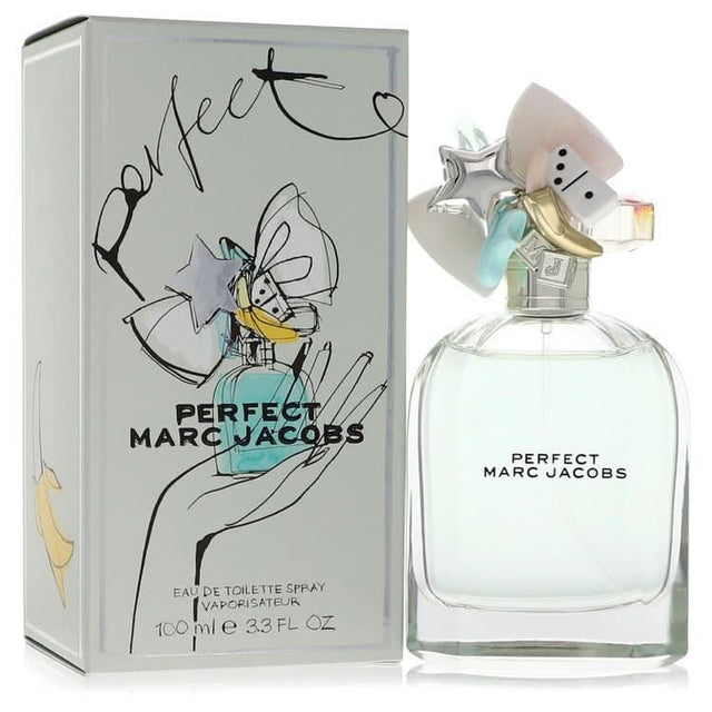 Marc Jacobs Perfect by Marc Jacobs Eau De Toilette Spray 3.3 oz for Women - The Melanated's Fundamentals