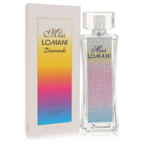 Miss Lomani Diamonds by Lomani Eau De Parfum Spray 3.3 oz for Women - The Melanated's Fundamentals
