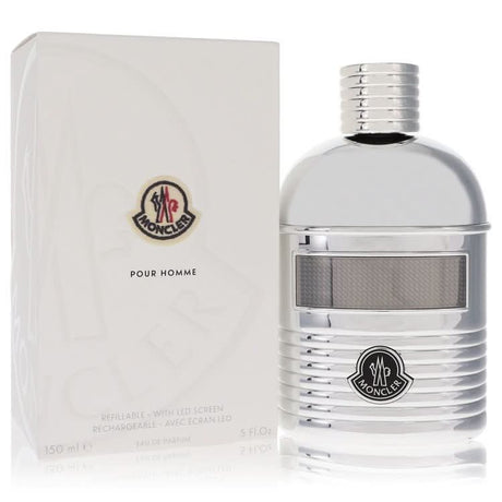 Moncler by Moncler Eau De Parfum Spray (Refillable + LED Screen) 5 oz for Men - The Melanated's Fundamentals
