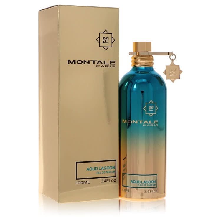 Montale Aoud Lagoon by Montale Eau De Parfum Spray (Unisex) 3.4 oz for Women - The Melanated's Fundamentals