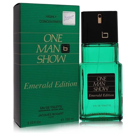One Man Show Emerald by Jacques Bogart Eau De Toilette Spray 3.4 oz for Men - The Melanated's Fundamentals