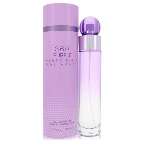 Perry Ellis 360 Purple by Perry Ellis Eau De Parfum Spray for Women - The Melanated's Fundamentals