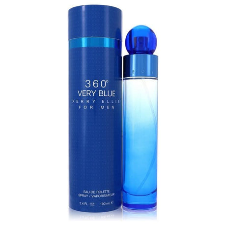 Perry Ellis 360 Very Blue by Perry Ellis Eau De Toilette Spray 3.4 oz for Men - The Melanated's Fundamentals