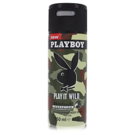 Playboy Play It Wild by Playboy Deodorant Spray 5 oz for Men - The Melanated's Fundamentals