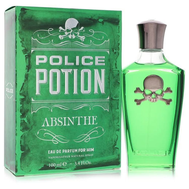 Police Potion Absinthe by Police Colognes Eau De Parfum Spray 3.4 oz for Men - The Melanated's Fundamentals