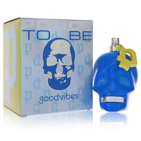 Police To Be Good Vibes by Police Colognes Eau De Toilette Spray 4.2 oz for Men - The Melanated's Fundamentals