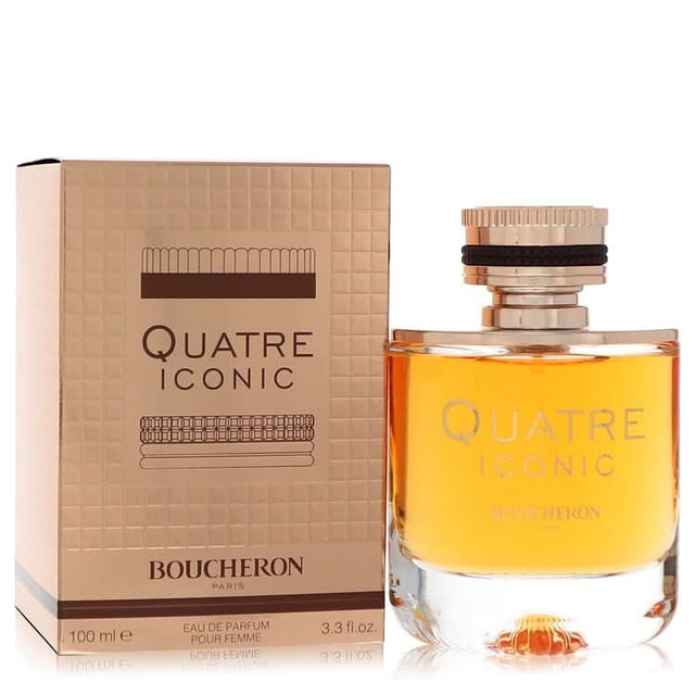 Quatre Iconic by Boucheron Eau De Parfum Spray 3.3 oz for Women - The Melanated's Fundamentals