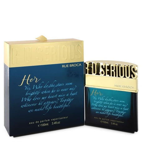 R U Serious Her by Rue Broca Eau De Parfum Spray 3.4 oz for Women - The Melanated's Fundamentals