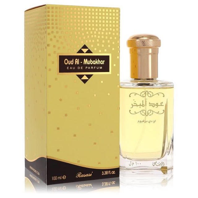 Rasasi Oud Al Mubakhar by Rasasi Eau De Parfum Spray (Unisex) 3.3 oz for Women - The Melanated's Fundamentals