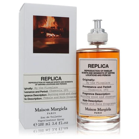 Replica By The Fireplace by Maison Margiela Eau De Toilette Spray (Unisex) 3.4 oz for Women - The Melanated's Fundamentals