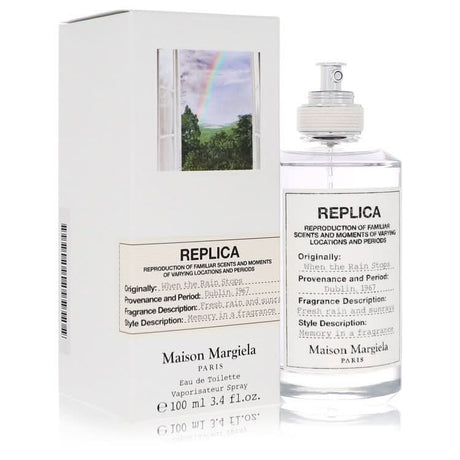 Replica When The Rain Stops by Maison Margiela Eau De Toilette Spray (Unisex) 3.4 oz for Women - The Melanated's Fundamentals