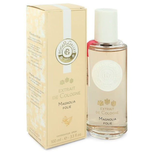 Roger & Gallet Magnolia Folie by Roger & Gallet Extrait De Cologne Spray (Unisex) 3.3 oz for Women - The Melanated's Fundamentals