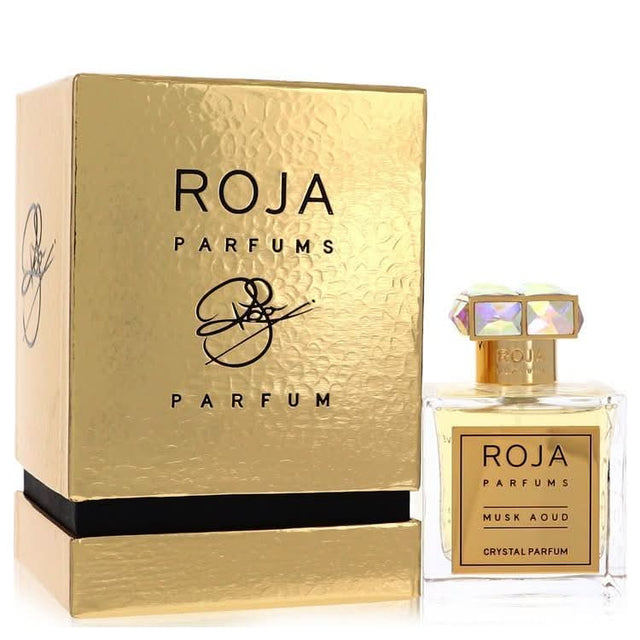 Roja Musk Aoud Crystal by Roja Parfums Extrait De Parfum Spray (Unisex) 3.4 oz for Women - The Melanated's Fundamentals